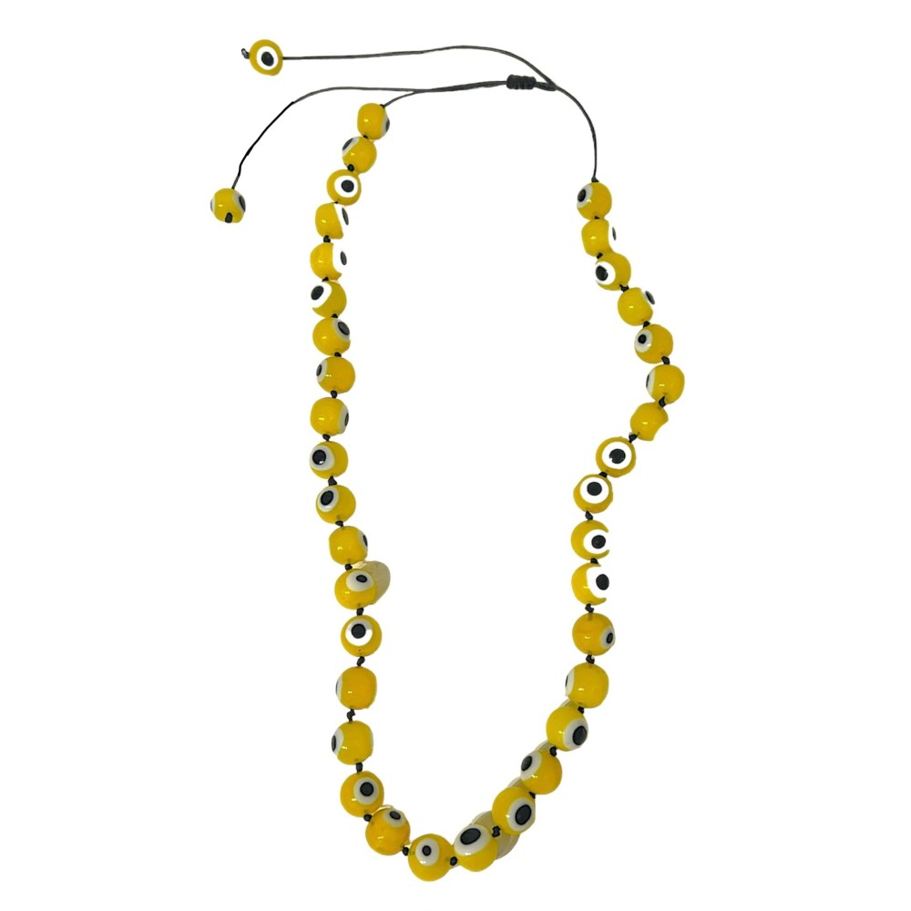 ΚΟΛΙΕ ΜΕ ΓΥΑΛΙΝΕΣ ΧΑΝΤΡΕΣ - ΜΑΤΙΑ ΣΕ ΓΑΛΑΖΙΟ, ΜΠΛΕ, ΚΙΤΡΙΝΟ ΚΑΙ ΜΑΥΡΟ  "AELIA X STYLISHIOUS"