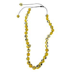 ΚΟΛΙΕ ΜΕ ΓΥΑΛΙΝΕΣ ΧΑΝΤΡΕΣ - ΜΑΤΙΑ ΣΕ ΓΑΛΑΖΙΟ, ΜΠΛΕ, ΚΙΤΡΙΝΟ ΚΑΙ ΜΑΥΡΟ  "AELIA X STYLISHIOUS"