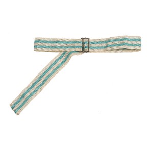 ΖΩΝΗ ΠΛΕΧΤΗ ΨΑΘΙΝΗ ΜΕ ΙΒΟΥΑΡ / ΒΕΡΑΜΑΝ ΡΙΓΕΣ & ΑΣΗΜΕΝΙΑ ΕΓΚΡΑΦΑ “ALEX KATSAITI x STYLISHIOUS”