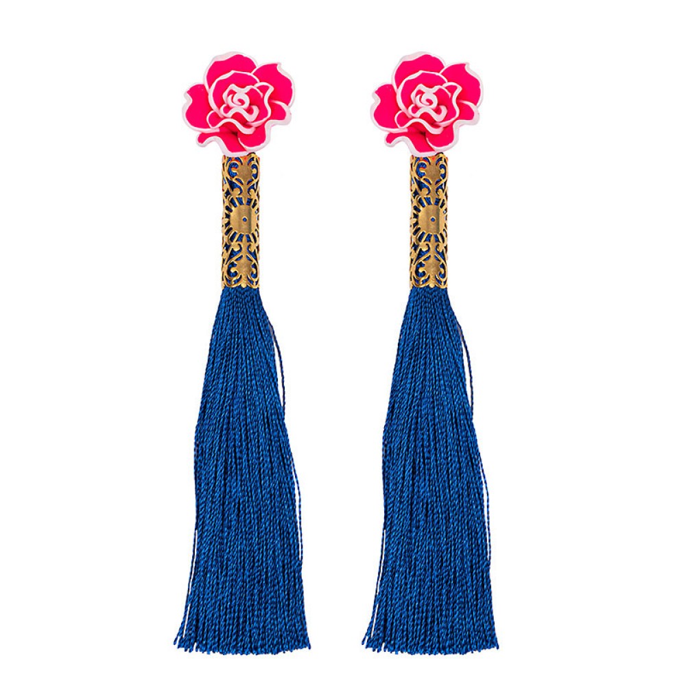 ΣΚΟΥΛΑΡΙΚΙΑ ΦΟΥΝΤEΣ ΜΠΛΕ ΡΟΥΑ ΜΕ ΕΠΙΧΡΥΣΑ ΜΕΤΑΛΛΙΚΑ ΣΤΟΙΧΕΙΑ & ΦΟΥΞΙΑ ΛΟΥΛΟΥΔΙ "ALEX KATSAITI X STYLISHIOUS"