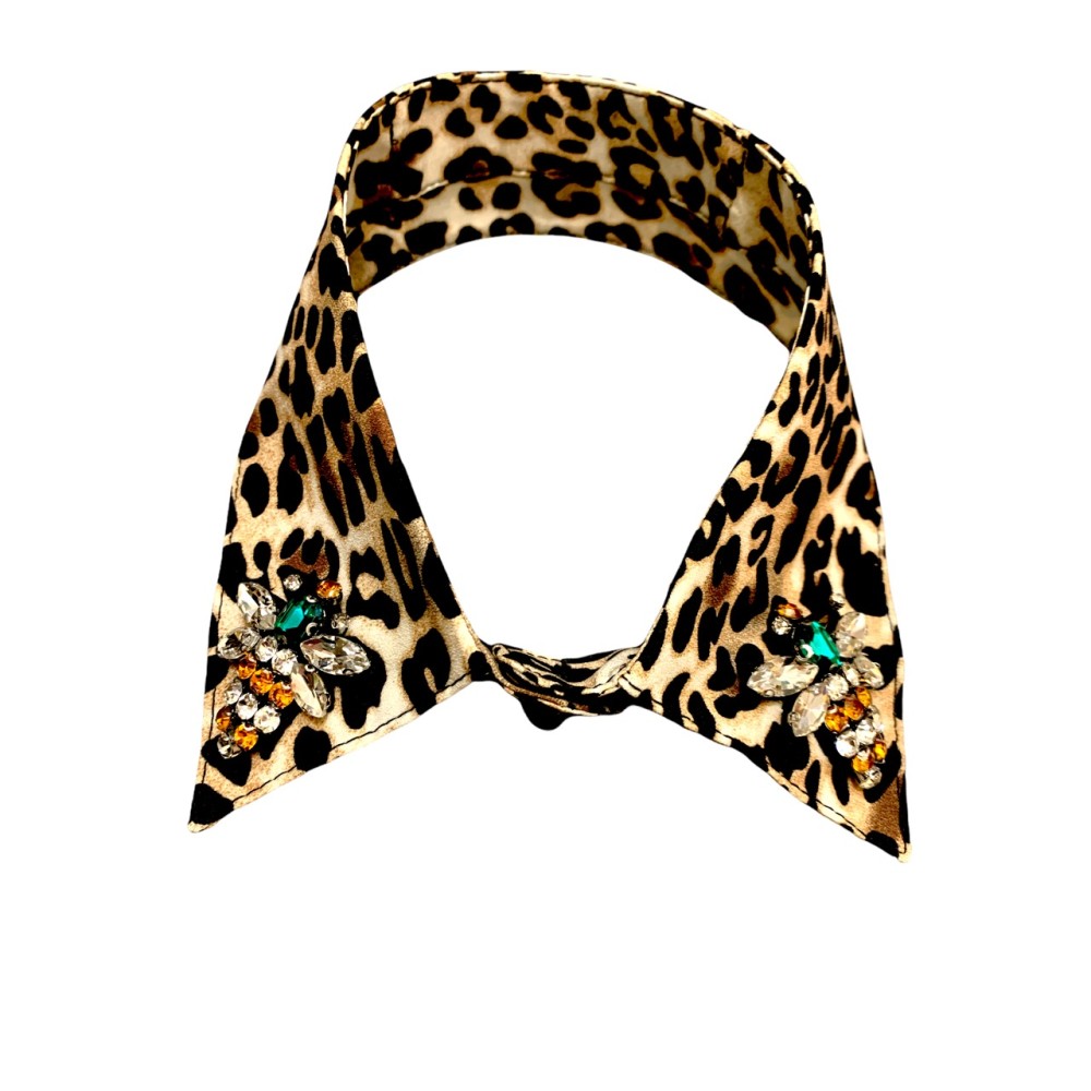 ΓΙΑΚΑΣ ΛΕΟΠΑΡ ΜΕ ΚΕΝΤΗΜΕΝΕΣ ΜΕΛΙΣΣΟΥΛΕΣ ΜΕ ΧΡΩΜΑΤΙΣΤΑ ΣΤΡΑΣ  "ALEX KATSAITI X STYLISHIOUS"