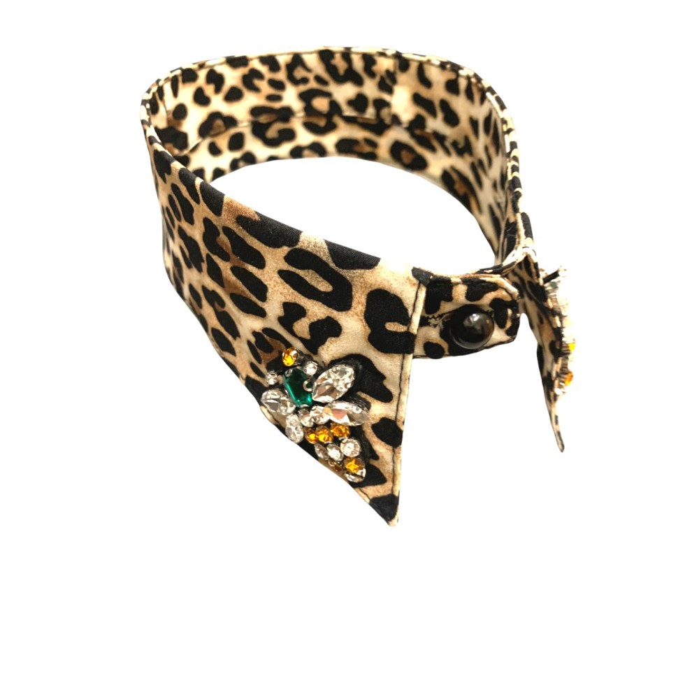 ΓΙΑΚΑΣ ΛΕΟΠΑΡ ΜΕ ΚΕΝΤΗΜΕΝΕΣ ΜΕΛΙΣΣΟΥΛΕΣ ΜΕ ΧΡΩΜΑΤΙΣΤΑ ΣΤΡΑΣ  "ALEX KATSAITI X STYLISHIOUS"