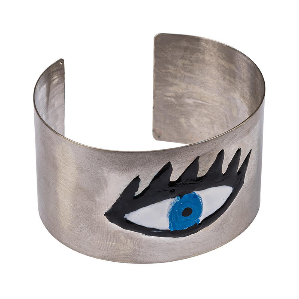 ΒΡΑΧΙΟΛΙ ΚΑΡΠΟΥ ΑΣΗΜΕΝΙΟ ΜΕ ΖΩΓΡΑΦΙΣΤΟ ΜΑΤΙ ΑΠΟ ΣΜΑΛΤΟ “ALEX KATSAITI x STYLISHIOUS”