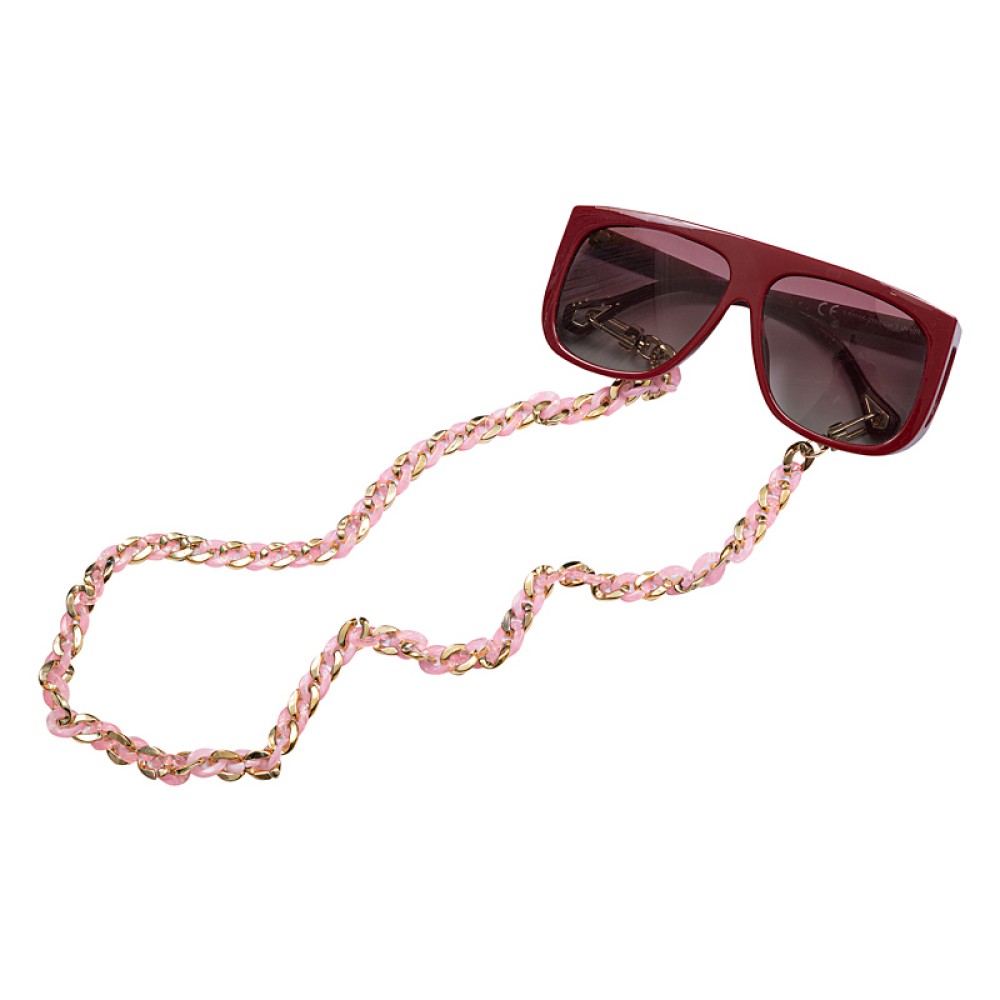 ΓΥΑΛΙΑ ΗΛΙΟΥ ΜΠΟΡΝΤΩ OVERSIZED ΜΕ ΣΚΟΥΡΟΧΡΩΜΟΥΣ ΦΑΚΟΥΣ & ΧΡΥΣΗ ΑΛΥΣΙΔΑ "STYLISHIOUS" BY ALEXANDRA KATSAITI