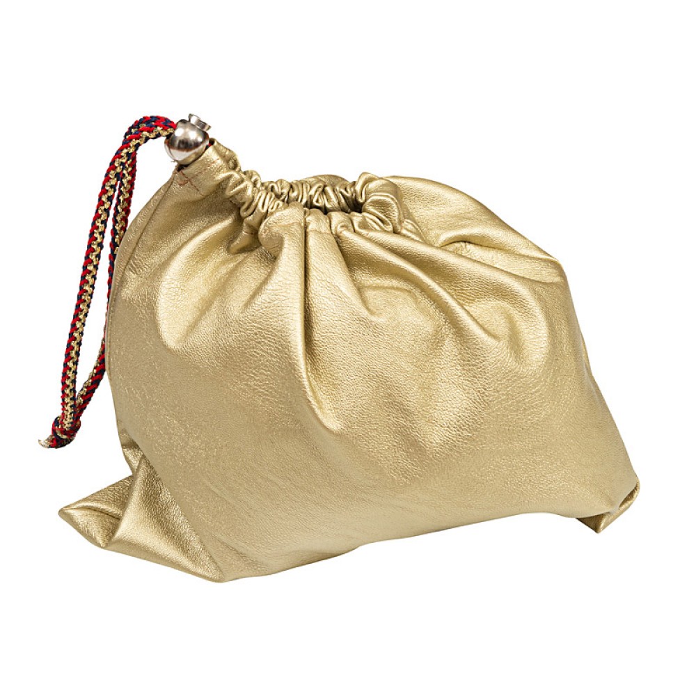 TΣΑΝΤΑ ΔΙΑΦΑΝΗ, ΑΔΙΑΒΡΟΧΗ, ΜΙΚΡΟ ΜΕΓΕΘΟΣ ΜΕ MAYPH & ΧΡΥΣΗ ΑΛΥΣΙΔΑ, ΠΟΡΤΟΦΟΛΑΚΙ, METΑΛΛΙZE,ΧΡΥΣΟ ΠΟΥΓΚΙ & ΜΠΡΕΛΟΚ  "ALEX KATSAITI X STYLISHIOUS"