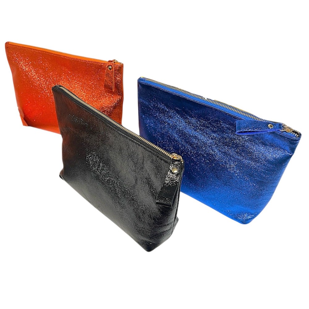 TΣΑΝΤΑ ΔΙΑΦΑΝΗ, ΑΔΙΑΒΡΟΧΗ AΠΟ PVC ΜΕ ΕΣΩΤΕΡΙΚΟ ΜΩΒ, ΔΕΡΜΑΤΙΝΟ ΤΣΑΝΤΑΚΙ, ΧΡΥΣΗ & ΜΑΥΡΗ ΑΛΥΣΙΔΑ, ΠΟΡΤΟΦΟΛΑΚΙ & ΜΠΡΕΛΟΚ "ALEX KATSAITI X STYLISHIOUS