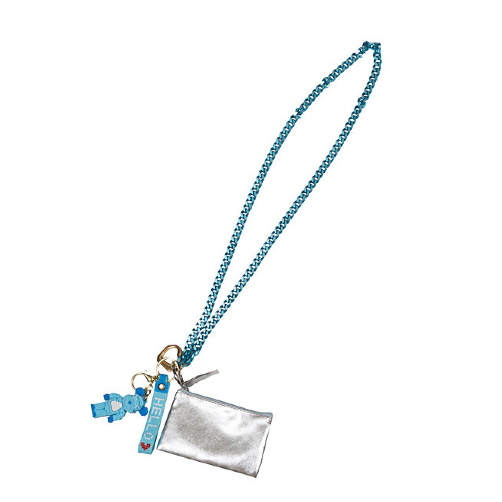 ΠΟΡΤΟΦΟΛAKI ΣΕ ΧΡΥΣΟ Ή ΑΣΗΜΙ Ή ΡΟΖ ΧΡΥΣΟ ΜΕ ΑΛΥΣΙΔΑ, ΧΡΥΣΗ ΜΕΤΑΛΛΙΚΗ ΚΑΡΔΙΑ & ΜΠΡΕΛΟΚ "STYLISHIOUS COLLECTION"