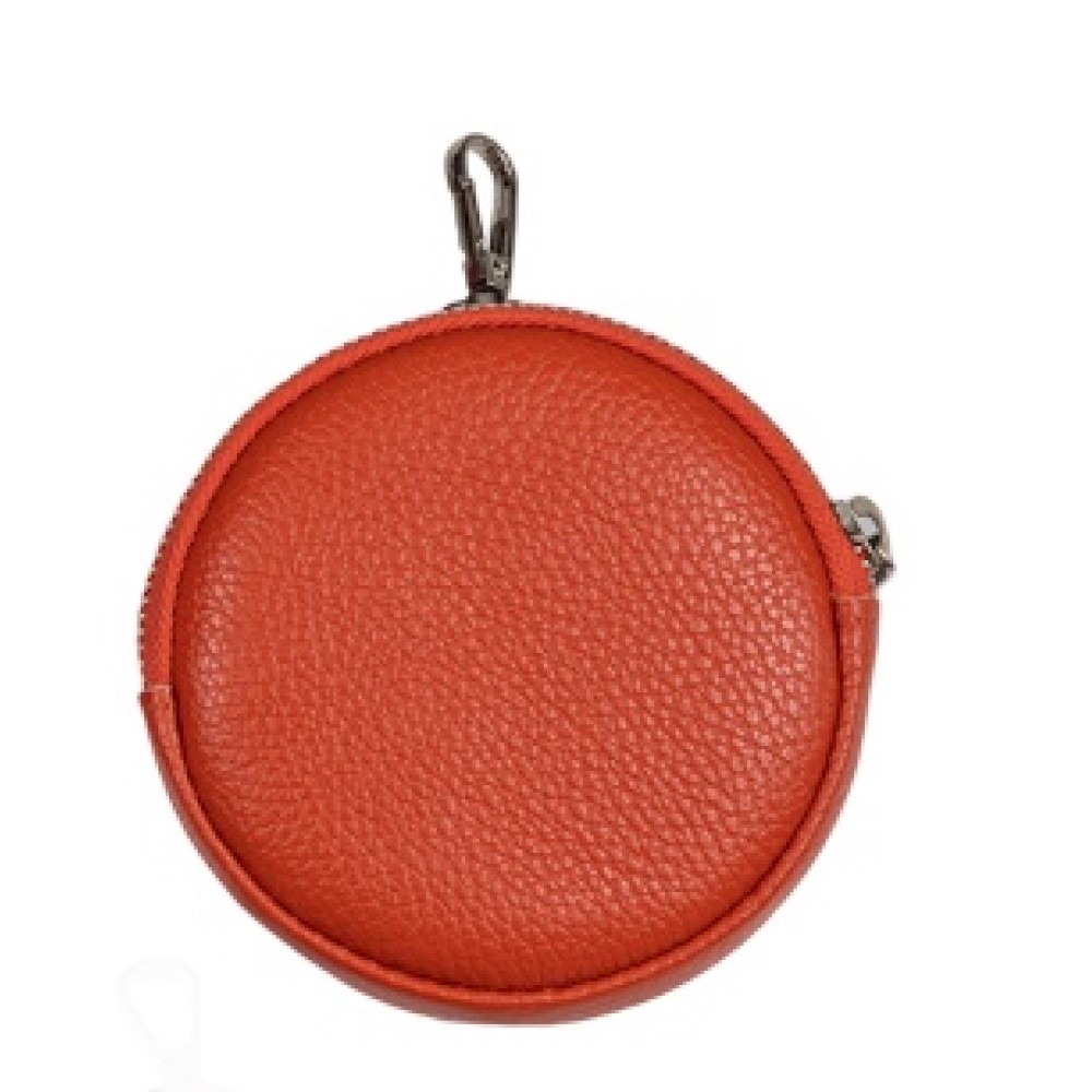 ΠΟΡΤΟΦΟΛAKI ΣΤΡΟΓΓΥΛΟ ΣΕ ΛΕΥΚΟ, ΜΠΕΖ, ΠΟΡΤΟΚΑΛI, ΜΑΥΡΟ, ΑΣΗΜΙ,XAKI & ΜΕ ΜΑΤΙ ΚΑΙ ΜΕΤΑΛΛΙΚΟ "INOX" ΓΑΝΤΖO "ALEX KATSAITI X STYLISHIOUS"