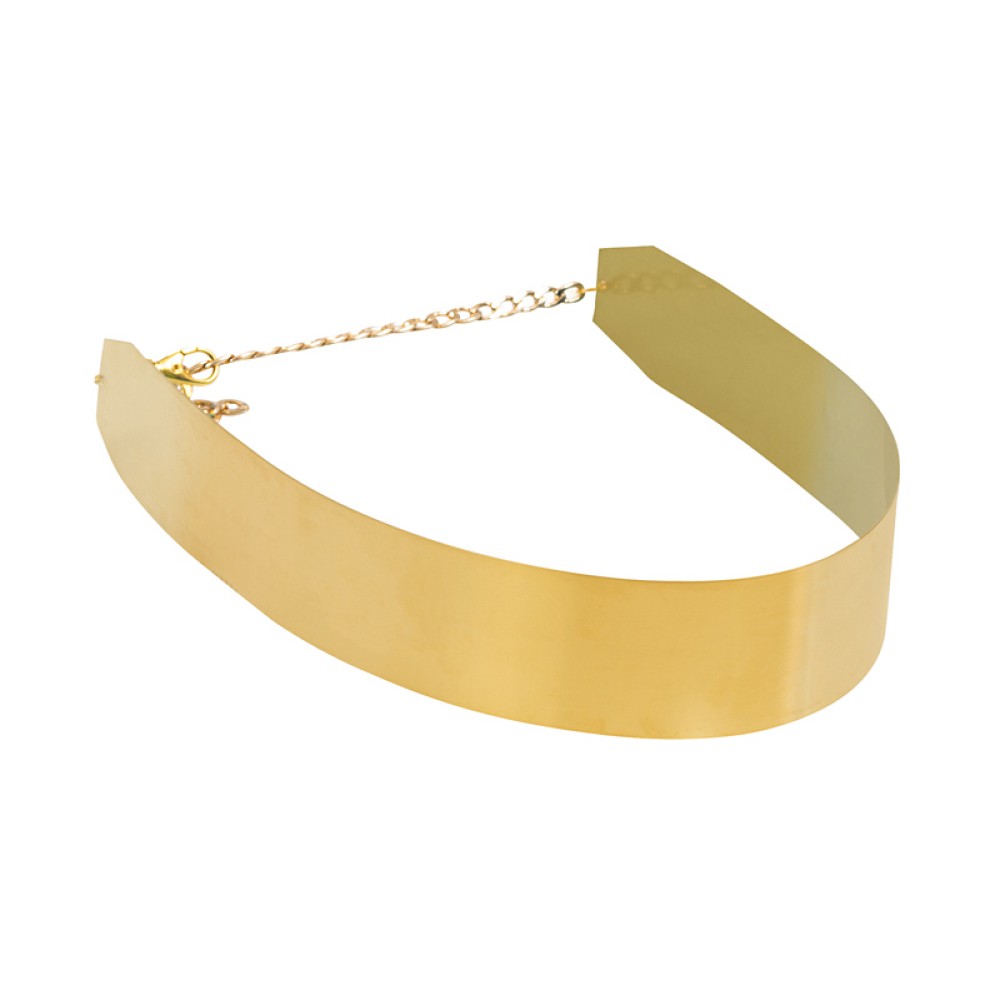 ΖΩΝΗ ΜΕΤΑΛΛΙΚΗ ΧΡΥΣΗ 5ΕΚ. ΜΕ ΑΛΥΣΙΔΑΚΙ ΠΙΣΩ ΓΙΑ ΑΥΞΟΜΕΙΩΣΗ "ALEX KATSAITI X STYLISHIOUS"