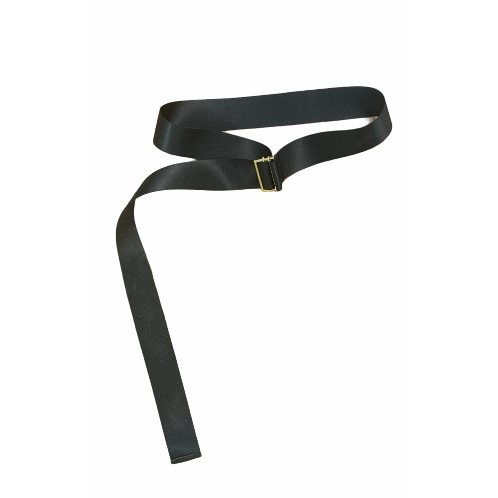 ΖΩΝΗ ΑΠΌ ΜΑΥΡΟ ΙΜΑΝΤΑ ΣΕ 3ΕΚ Η 4ΕΚ ΜΕ ΜΕΤΑΛΛΙΚΗ ΧΡΥΣΗ H ΑΣΗΜΙ ΕΓΚΡΑΦΑ  ΑΥΞΟΜΕΙΩΣΗΣ "ALEX KATSAITI X STYLISHIOUS"