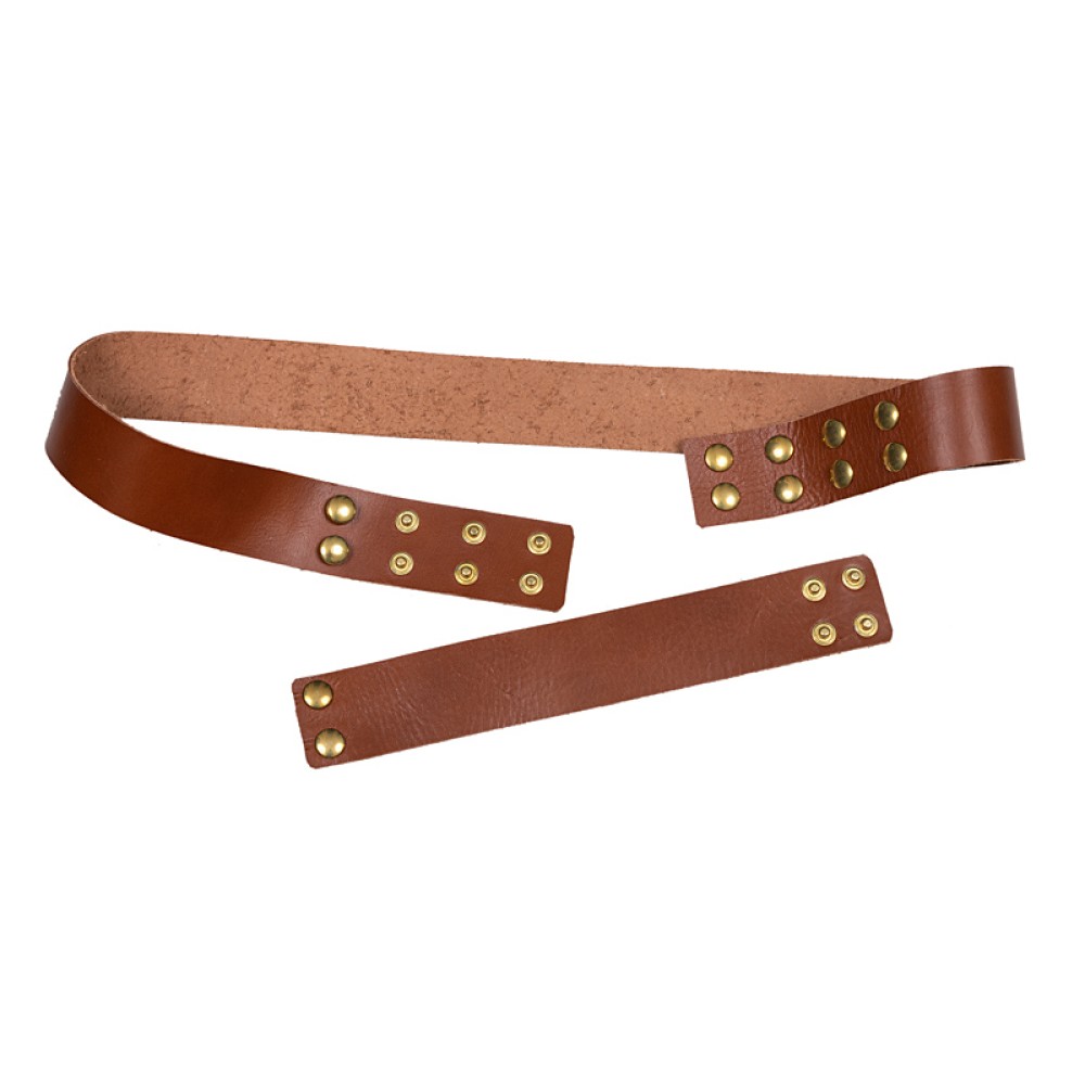 ΖΩΝΗ ΜΑΥΡH ΑΠΟ ΔΕΡΜΑΤΙΝΗ ΣΕ ΜΑΥΡΟ ΓΥΑΛΙΣΤΕΡΟ ΒΙΝΥΛ Η ΤΑΜΠΑ ΜΕ ΜΕΤΑΛΛΙΚΑ ΚΟΥΜΠΩΜΑΤΑ "ALEX ΚΑTSAITI X STYLISHIOUS"