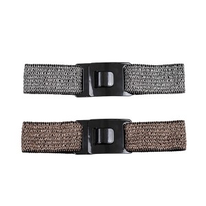 ΖΩΝΗ ΕΛΑΣΤΙΚΗ ΣΕ ΑΣΗΜΙ Ή ΡΟΖ/ΧΡΥΣΟ ΧΡΩΜΑ ΜΕ ΜΑΥΡΗ ΑΓΚΡΑΦΑ "ALEX KATSAITI X STYLISHIOUS