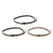 BELT BAND,SKINNY IN BLACK OR TAUPE-BROWN, 2CM WIDE WITH METALLIC GOLD OR SILVER STUDS & BUCKLE "ALEX KATSAITI X STYLISHIOUS"