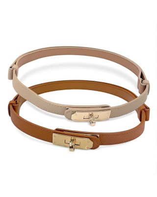 ΖΩΝΗ ΛΕΠΤΗ ΤΑΜΠΑ ΚΑΙ ΑΝΟΙΧΤΟ ΜΠΕΖ ΑΠΟ ΤΕΧΝΟΔΕΡΜΑ ΜΕ ΧΡΥΣΗ ΜΕΤΑΛΛΙΚΗ EΓΚΡΑΦΑ ΚΑΙ ΑΥΞΟΜΕΙΩΣΗ "STYLISHIOUS COLLECTION"