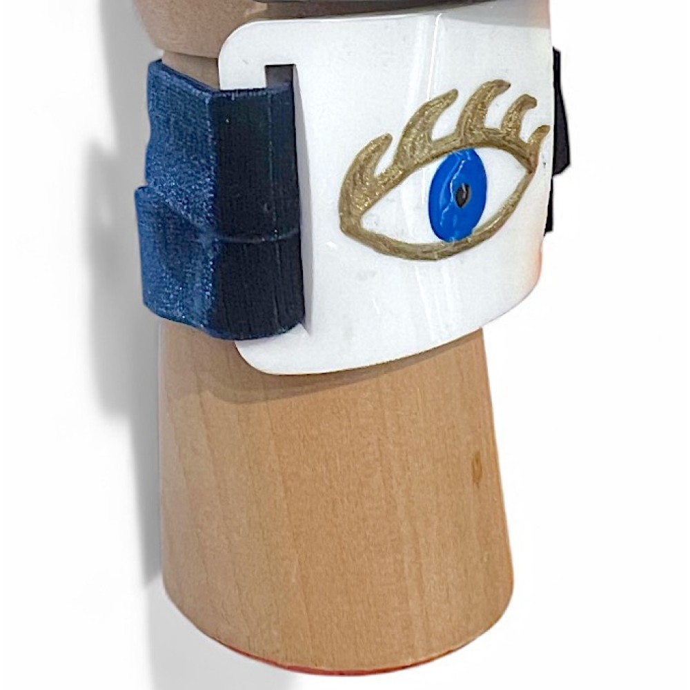 ΒΡΑΧΙΟΛΙ MAYPO Η ΑΣΠΡΟ ΑΠΟ ΠΛΕΞΙΓΚΛΑΣ ΜΕ ΜΑΤΙ ΑΠΟ ΣΜΑΛΤΟ & ΛΟΥΡΑΚΙ ΑΠΟ ΒΕΛΟΥΔΙΝΗ ΕΛΑΣΤΙΚΗ ΚΟΡΔΕΛΑ "ALEX KATSAITI X STYLISHIOUS"