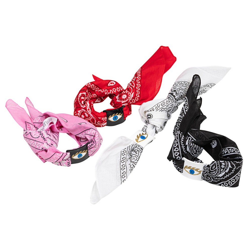 ΒΡΑΧΙΟΛΙ H KAI TΣOKEΡ ΜΕ ΛΕΥΚΟ Η ΜΑΥΡΟ ΠΛΕΞΙ ΜΑΤΙ ΖΩΓΡΑΦΙΣΤΟ ΜΕ ΣΜΑΛΤΟ & ΜΑΝΤΗΛΙ  “ALEX KATSAITI x STYLISHIOUS”