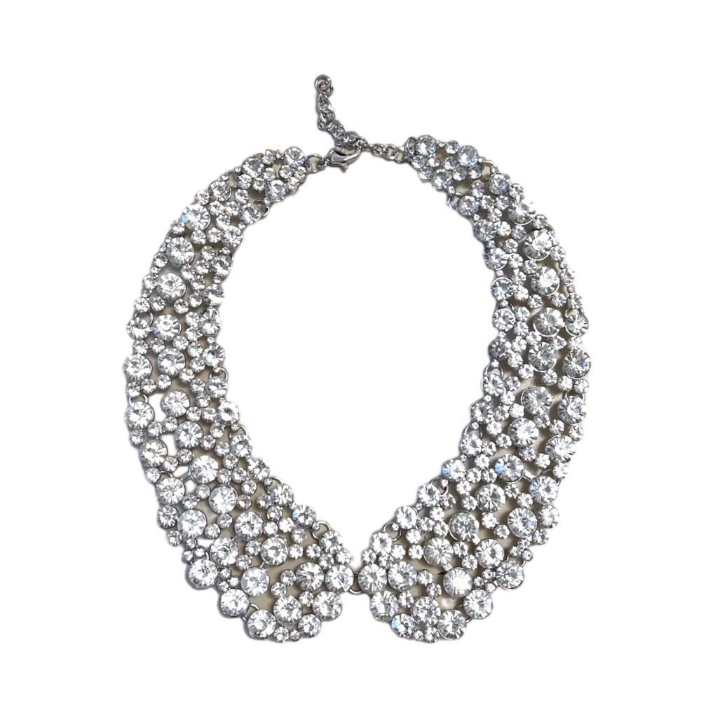 ΓΙΑΚΑΣ - ΚΟΛΙΕ ΜΕΤΑΛΛΙΚΟΣ ΜΕ ΛΕΥΚΑ ΣΤΡΑΣ ΣΕ ΧΡΥΣΟ Ή ΑΣΗΜΙ H ΠΡΑΣΙΝΟ "STYLISHIOUS COLLECTION"