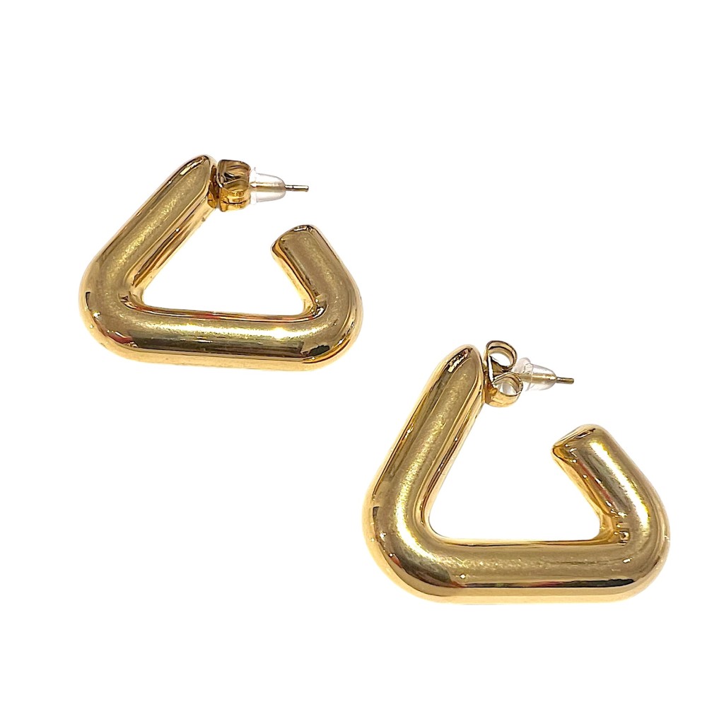 ΣΚΟΥΛΑΡΙΚΙΑ ΣΕ ΤΡΙΓΩΝΟ ΣΧΗΜΑ, ΣΕ ΑΣΗΜΙ ΚΑΙ ΧΡΥΣΗ ΑΠΟΧΡΩΣΗ “ALEX KATSAITI X STYLISHIOUS”