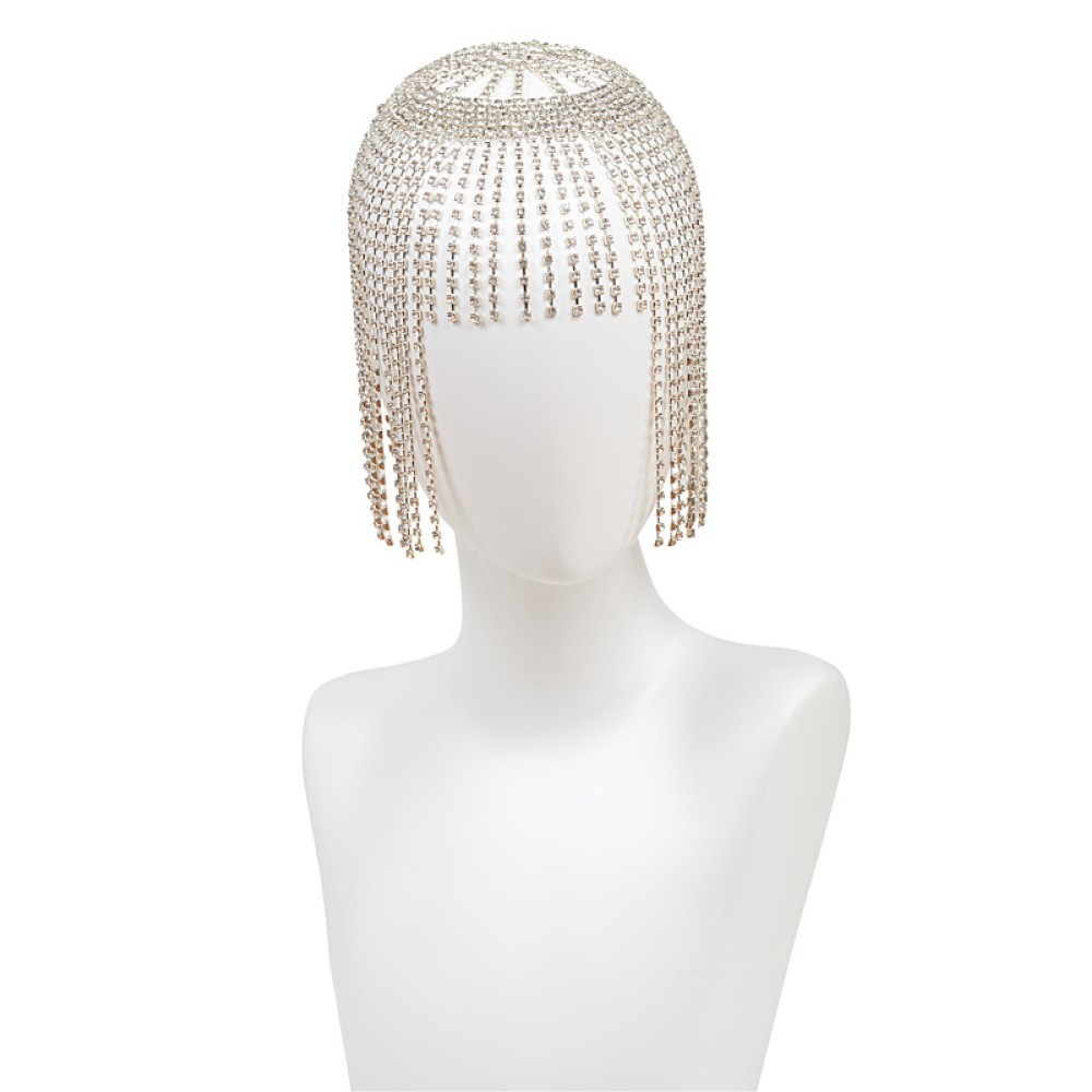 ΣΚΟΥΦΑΚΙ ΜΕΤΑΛΛΙΚΟ ΑΣΗΜΙ ΜΕ ΣΤΡΑΣ ΚΑΙ ΑΦΕΛΕΙΕΣ "STYLISHIOUS COLLECTION"