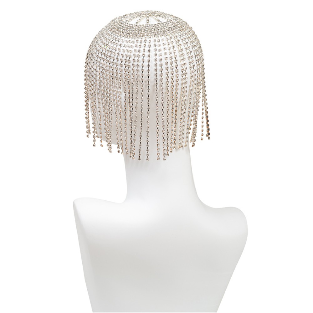 ΣΚΟΥΦΑΚΙ ΜΕΤΑΛΛΙΚΟ ΑΣΗΜΙ ΜΕ ΣΤΡΑΣ ΚΑΙ ΑΦΕΛΕΙΕΣ "STYLISHIOUS COLLECTION"