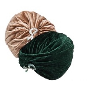 ΤOΥΡΜΠΑΝ ΒΕΛΟΥΔΙΝΑ ΜΕ ΚΟΜΠΟ ΚΑΙ ΚΑΡΦΙΤΣΑ ΜΕ ΣΤΡΑΣ "STYLISHIOUS COLLECTION"