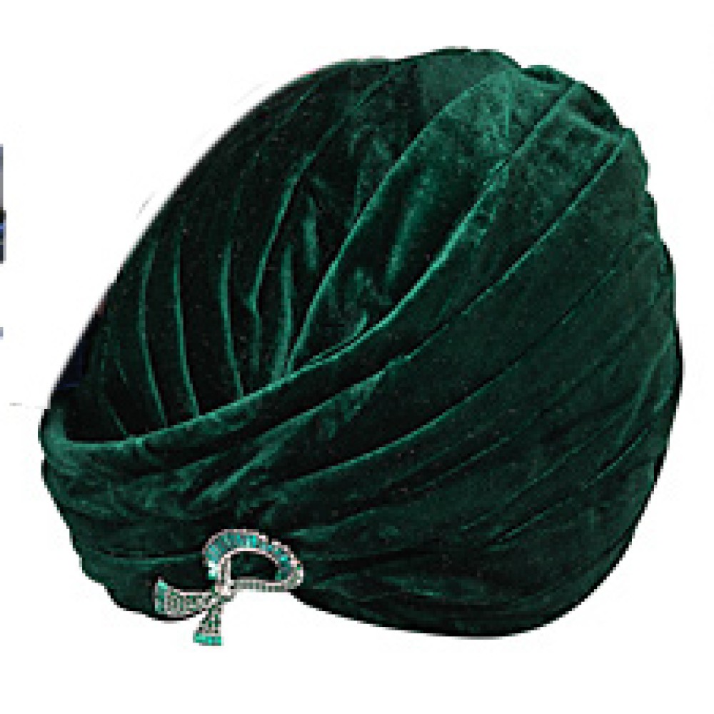 ΤOΥΡΜΠΑΝ ΒΕΛΟΥΔΙΝΑ ΜΕ ΚΟΜΠΟ ΚΑΙ ΚΑΡΦΙΤΣΑ ΜΕ ΣΤΡΑΣ "STYLISHIOUS COLLECTION"