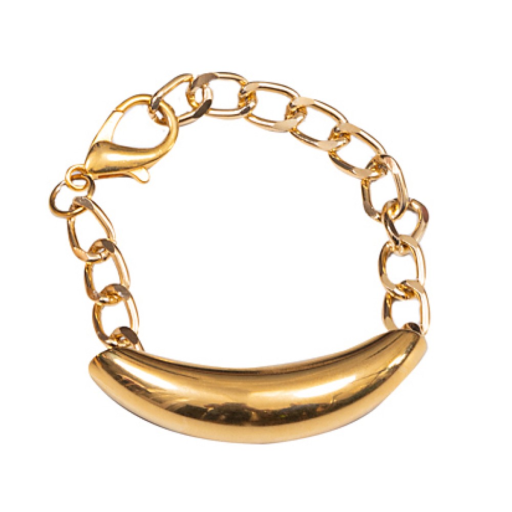 ΚΟΛΙΕ / ΤΣΟΚΕΡ ME 2 ΒΡΑΧΙΟΛΑKIA, ΣΕΤ 3 ΤΕΜ ΣΕ ΧΡΥΣΟ Ή ΑΣΗΜΙ "STYLISHIOUS COLLECTION"