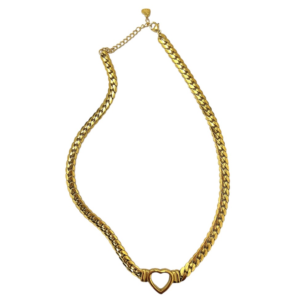 ΚΟΛΙΕ - ΣΕΤ 2 ΤΕΜ - ME ΧΡΥΣΗ ΑΛΥΣΙΔΑ ΜΕ ΚΑΡΔΙΑ  & ΛΟΥΛΟΥΔΙΑ ΜΕ ΚΑΡΔΙΕΣ 'Η ΑΣΤΕΡΑΚΙΑ "ALEX KATSAITI X STYLISHIOUS"