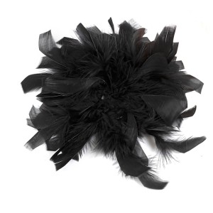 ΚΑΡΦΙΤΣΑ - ΜΠΟΥΤΟΝΙΕΡΑ ΜΕ ΦΤΕΡΑ  ΣΕ ΚΙΤΡΙΝΟ -ΠΟΡΤΟΚΑΛΙ ΚΑΙ ΜΑΥΡΟ "STYLISHIOUS COLLECTION"