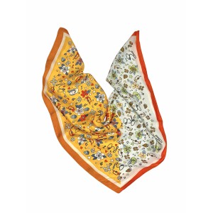 MANTHΛΙ ΣΑΤΕΝ, ΕΜΠΡΙΜΕ, ΤΕΤΡΑΓΩΝΟ ΣΕ ΤΡΙΑ ΔΙΑΦΟΡΕΤΙΚΑ ΣΧΕΔΙΑ  "ALEX KATSAITI X STYLISHIOUS"