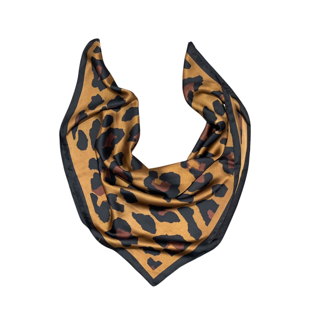 MANTHΛΙ ΣΑΤΕΝ, ΤΕΤΡΑΓΩΝΟ ΣΕ ΛΕΟΠΑΡ Ή ΦΛΟΡΑΛ ΣΧΕΔΙΟ  "ALEX KATSAITI X STYLISHIOUS"