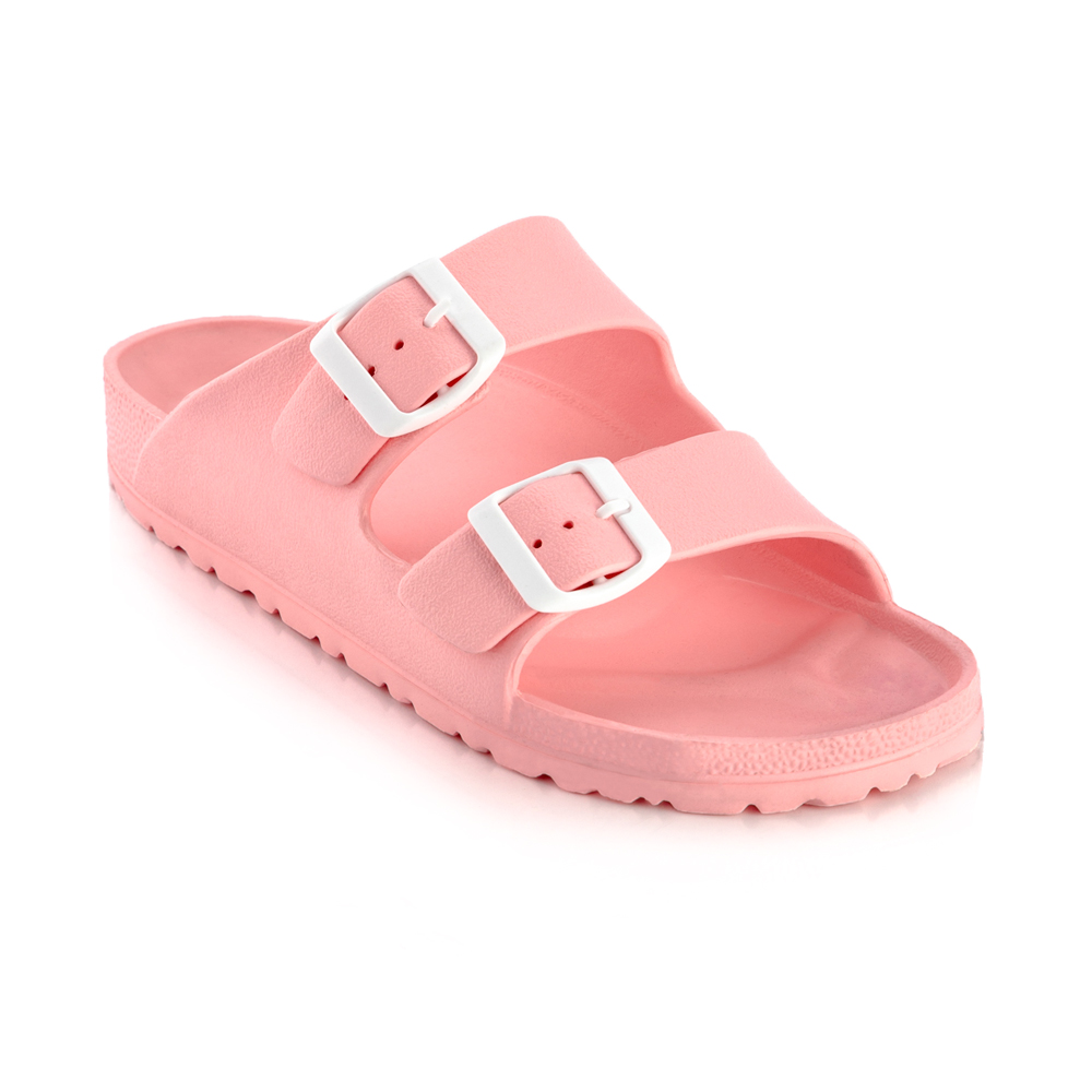 ΣΑΝΔΑΛΙΑ ΦΛΑΤ ΡΟΖ ΜΕ ΔYO ΜΠΑΡΕΤΕΣ & ΡΥΘΜΙΖΟΜΕΝΕΣ ΕΓΚΡΑΦΕΣ "ATENEO X STYLISHIOUS”