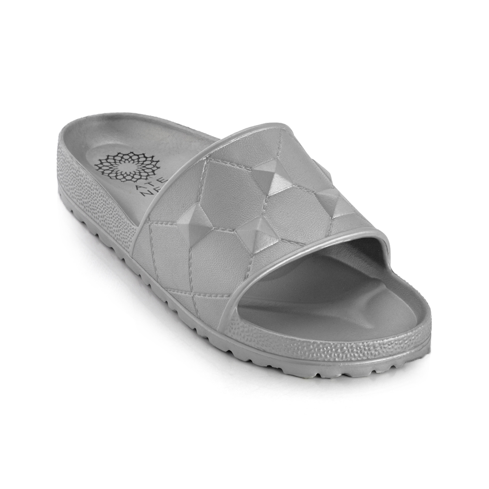 ΠΑΝΤΟΦΛΕΣ ΦΛΑΤ ΣΕ ΑΣΗΜΙ ΜΕΤΑΛΛΙΖΕ ΜΕ ΦΑΡΔΥΑ ΜΠΑΡΕΤΑ & ΚΑΡΦΑΚΙΑ "ΑΤΕΝΕΟ Χ STYLISHIOUS"