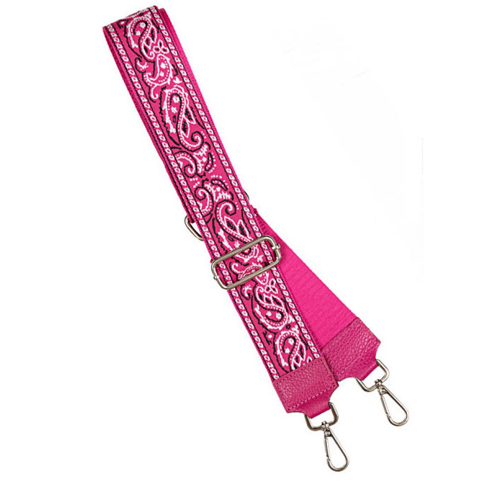 ΙΜΑΝΤAΣ ΣΕ ΦΟΥΞΙΑ - ΛΕΥΚΟ - MAYPO ΚΕΝΤΗΜΕΝΟΣ ΜΕ ΛΑΧΟΥΡΙΑ  & ΑΣΗΜΙ ΜΕΤΑΛΛΙΚΑ ΣΤΟΙΧΕΙΑ "ALEX KATSAITI X STYLISHIOUS"