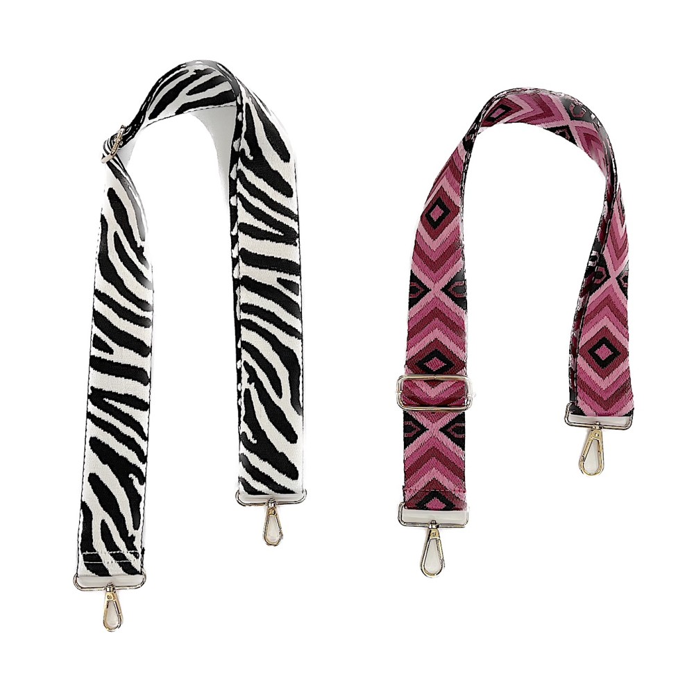 ΙΜΑΝΤEΣ ΒΑΜΒΑΚΕΡΟI, ΡΥΘΜΙΖΟΜΕΝΟΙ ΣΕ ΑΣΠΡΟ-ΜΑΥΡΟ ΖΕΒΡΑ & ΦΟΥΞΙΑ "ALEX KATSAITI X STYLISHIOUS"