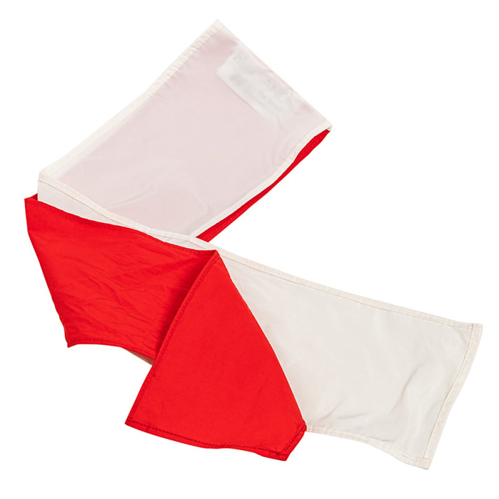 ΜΑΝΤΗΛΙ - ΚΟΡΔΕΛΑ ΓΙΑ ΤΟ ΚΕΦΑΛΙ ΑΠΟ ΤΑΦΤΑ ΣΕ ΚΟΚΚΙΝΟ / ΑΣΠΡΟ "ALEX KATSAITI X STYLISHIOUS"