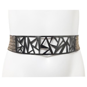 ΖΩΝΗ ΧΕΙΡΟΠΟΙΗΤΗ ME ΧΡΥΣΟ ΛΑΣΤΙΧΟ & ΣΦΥΡΗΛΑΤO ΜΕΤΑΛΛΟ "ALEX KATSAITI X STYLISHIOUS"