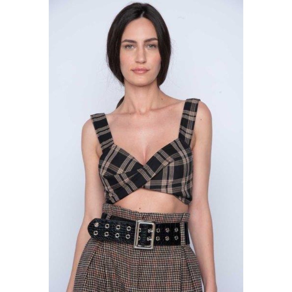 ΤΟΠ - ΜΠΟΥΣΤΟ ΚΑΡΟ ΣΕ ΚΑΦΕ ΑΠΟΧΡΩΣΕΙΣ ΜΕ ΧΟΝΤΡΕΣ ΤΙΡΑΝΤΕΣ "ALEX KATSAITI X STYLISHIOUS"