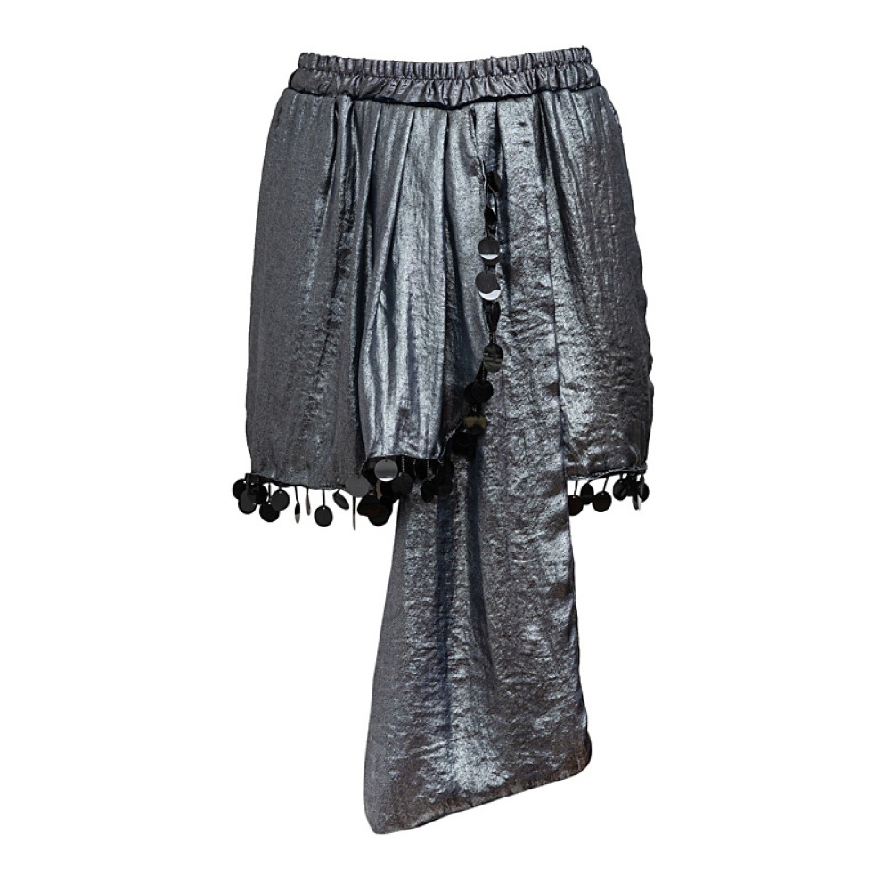 ΦΟΥΣΤΑ ΜΙΝΙ ΤΥΠΟΥ ΦΑΚΕΛΟΣ, ΑΝΘΡΑΚΙ ΜΕΤΑΛΛΙΖΕ ΜΕ ΚΡΟΣΑΚΙ ΑΠΟ ΜΕΓΑΛΕΣ ΠΑΓΙΕΤΕΣ "ALEX KATSAITI X STYLISHIOUS"