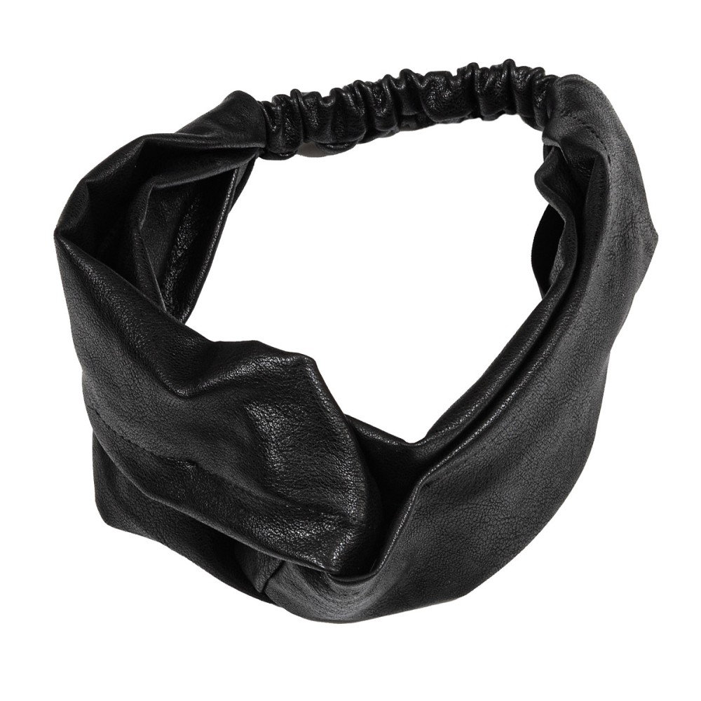 ΚΟΡΔΕΛΑ ΜΑΛΛΙΩΝ - ΜΠΑΝΤΑΝΑ ΑΠΟ ΜΑΥΡΟ ΟΙΚΟΛΟΓΙΚΟ ΔΕΡΜΑ  "ALEX KATSAITI X STYLISHIOUS"