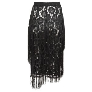 ΦΟΥΣΤΑ ΜΙΝΤΙ, PENCIL ΑΠΟ ΔΑΝΤΕΛΑ ΜΑΥΡΗ ΔΙΑΦΑΝΗ ΚΑΙ ΚΡΟΣΙΑ "ALEX KATSAITI X STYLISHIOUS”