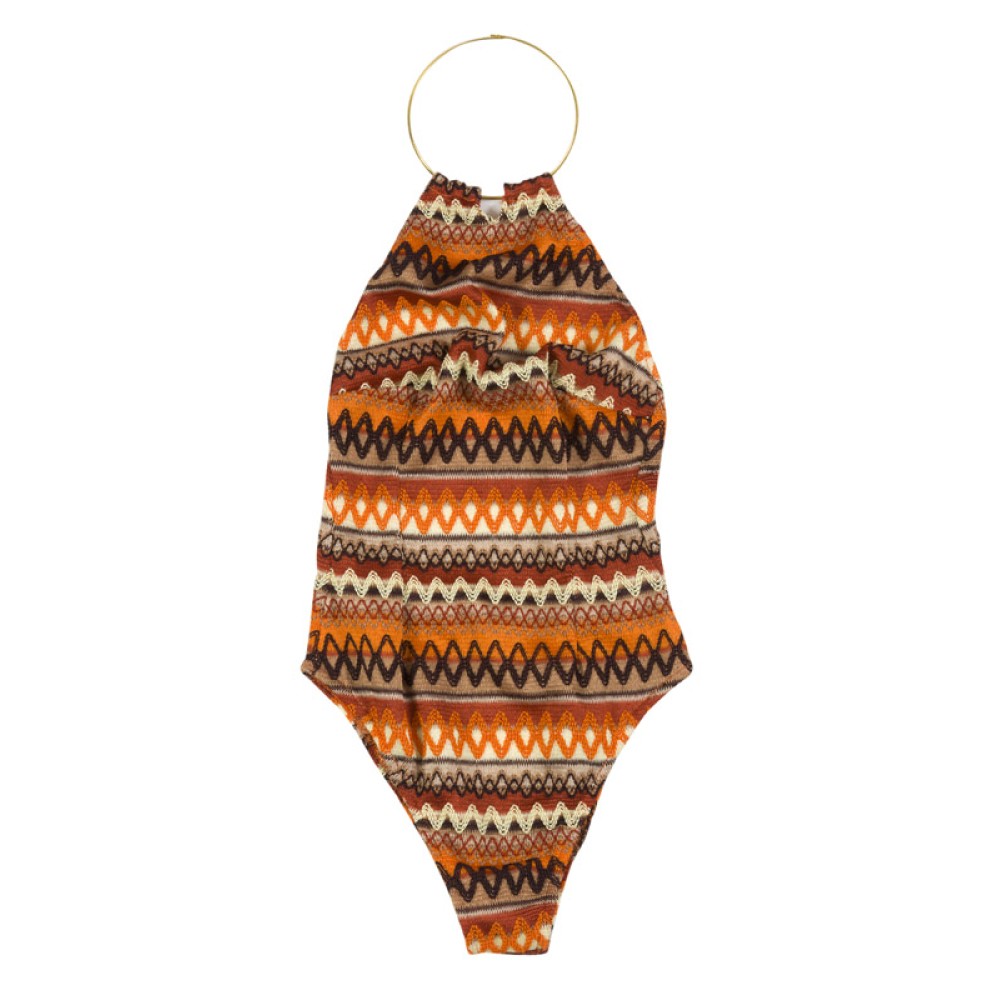 ΚΟΡΜΑΚΙ / ΜΑΓΙΩ ΠΛΕΚΤΟ ΣΕ ΚΑΦΕ ΑΠΟΧΡΩΣΕΙΣ ΕΞΩΠΛΑΤΟ ΜΕ ΔΕΣΙΜΟ ΣΤΟΝ ΛΑΙΜΟ  "ALEX KATSAITI X STYLISHIOUS"