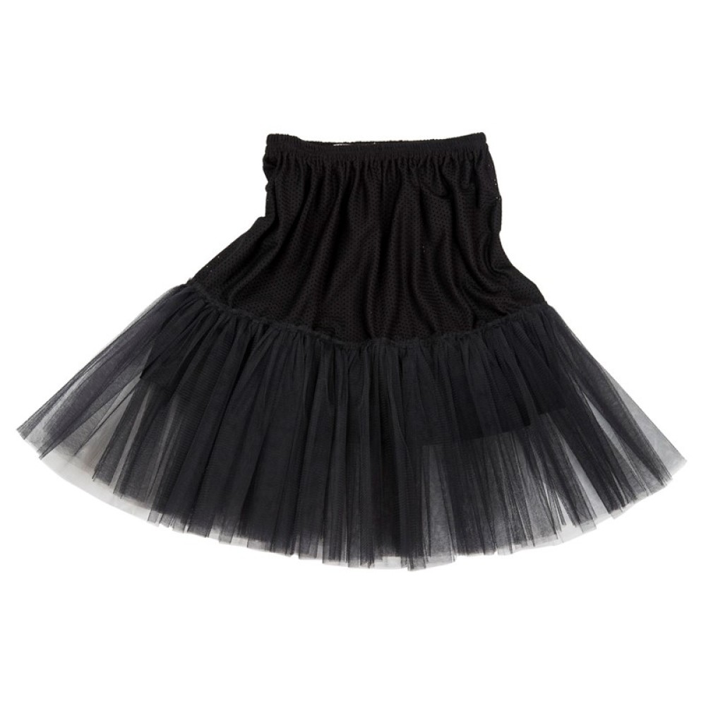 ΦΟΥΣΤΑ / ΦΟΥΡΩ  AΠΟ ΜΑΥΡO ΤΟΥΛΙ ΚΑΙ ΕΛΑΣΤΙΚO ΥΦΑΣΜΑ  "ALEX KATSAITI X STYLISHIOUS"