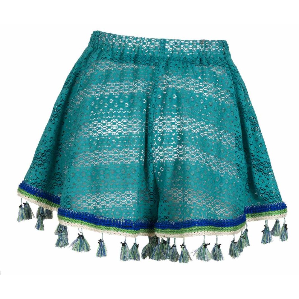 ΣΟΡΤ ΦΑΡΔΥ ΑΠΟ ΠΕΤΡΟΛ ΔΑΝΤΕΛΑ ΜΕ ΦΟΥΝΤΑΚΙΑ & ΛΑΣΤΙΧΟ ΣΤΗΝ ΜΕΣΗ "ALEX KATSAITI X STYLISHIOUS"