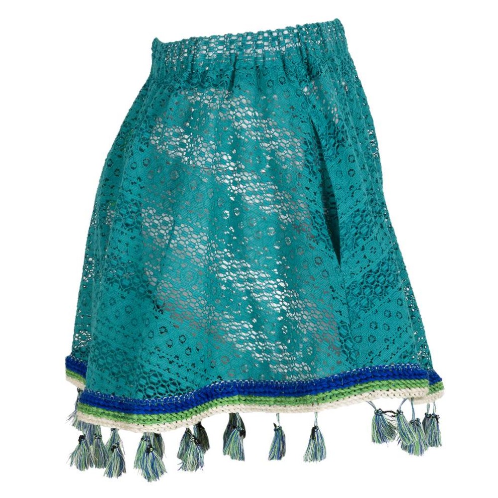 ΣΟΡΤ ΦΑΡΔΥ ΑΠΟ ΠΕΤΡΟΛ ΔΑΝΤΕΛΑ ΜΕ ΦΟΥΝΤΑΚΙΑ & ΛΑΣΤΙΧΟ ΣΤΗΝ ΜΕΣΗ "ALEX KATSAITI X STYLISHIOUS"