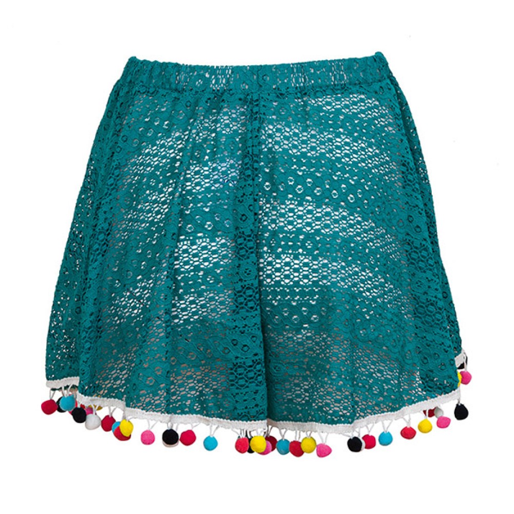 ΣΟΡΤ ΦΑΡΔΥ ΑΠΟ ΠΕΤΡΟΛ ΔΑΝΤΕΛΑ ΜΕ ΛΑΣΤΙΧΟ ΣΤΗ ΜΕΣΗ & ΠΟΝ ΠΟΝ "ALEX KATSAITI X STYLISHIOUS"