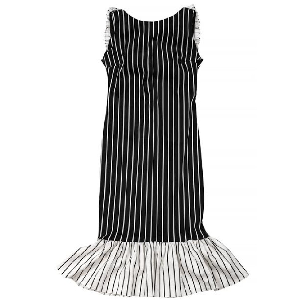 ΦΟΡΕΜΑ ΡΙΓΕ ΜΑΥΡΟ / ΑΣΠΡΟ ΜΕ ΕΞΩ ΠΛΑΤΗ & ΒΟΛΑΝ ΡΙΓΕ ΣΕ ΛΕΥΚΟ/ ΜΑΥΡΟ "alexSANDra ON THE BEACH"