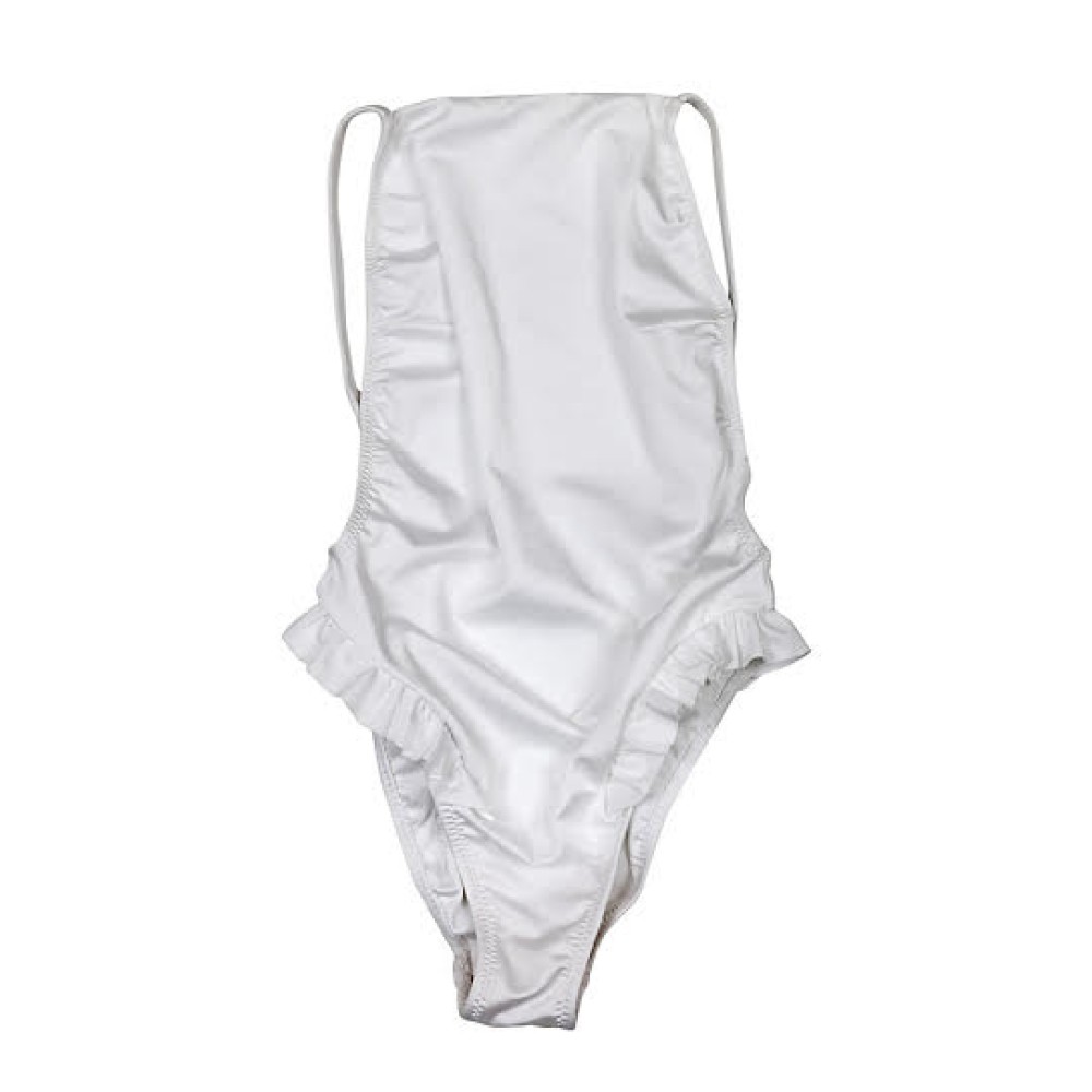 ΜΑΓIΩ ΟΛΟΣΩΜΟ ΛΕΥΚΟ, ΕΞΩΠΛΑΤΟ ΜΕ ΒΟΛΑΝ "ALEX KATSAITI X STYLISHIOUS"