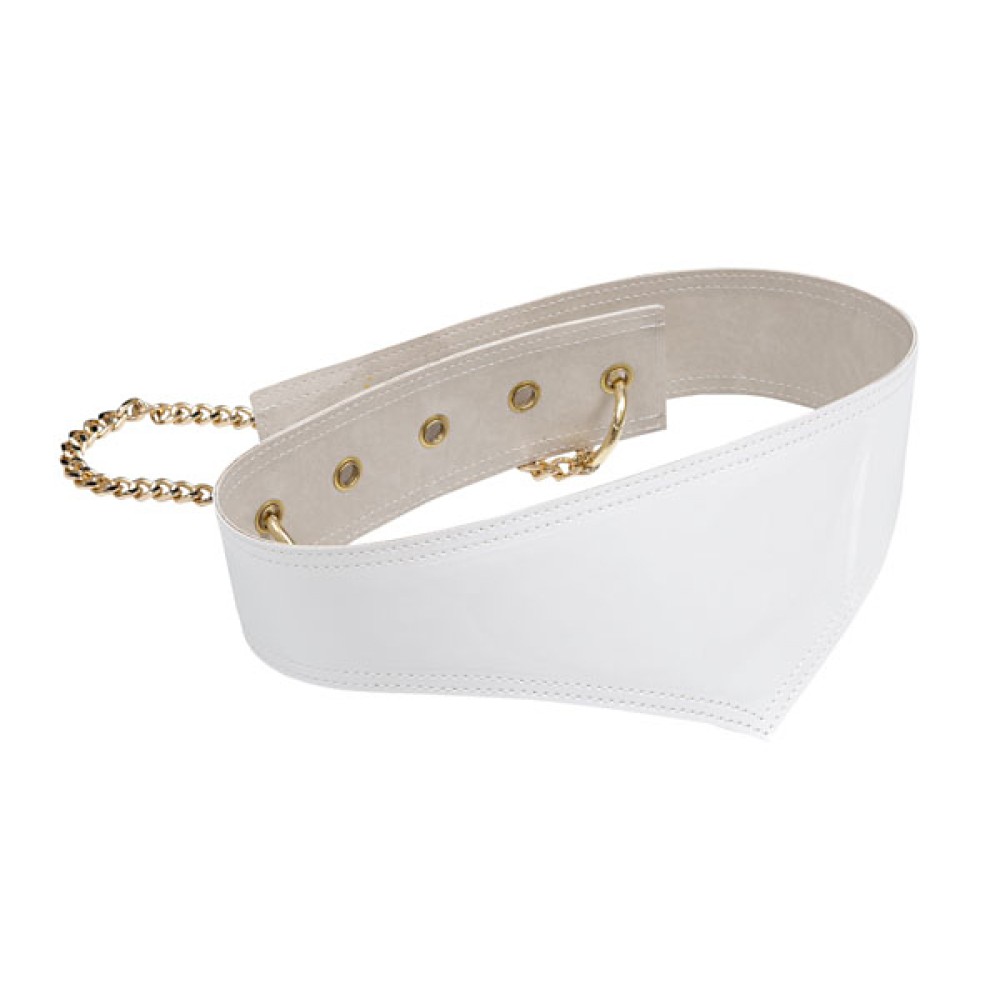 ΖΩΝΗ ΛΕΥΚΗ ΦΑΡΔΙΑ ME MYTH ΑΠΟ ΛΕΥΚΟ ΓΥΑΛΙΣΤΕΡΟ ΤΥΠΟΔΕΡΜΑ, ΜΕ ΧΡΥΣΗ ΑΛΥΣΙΔΑ & ΑΝΟΙΓΟΜΕΝΟΥΣ ΚΡΙΚΟΥΣ ΓΙΑ ΑΥΞΟΜΕΙΩΣΗ “ALEX KATSAITI x STYLISHIOUS”