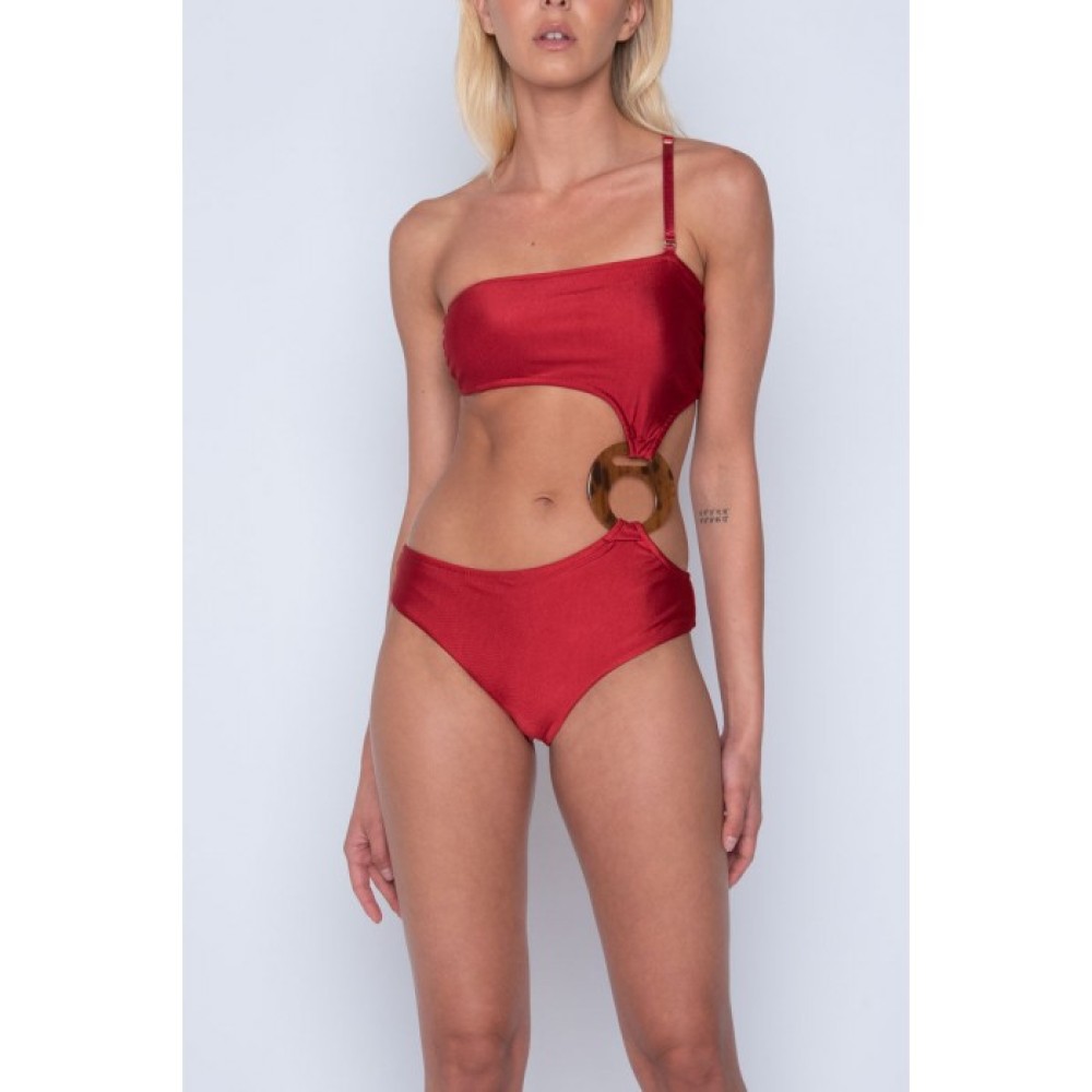 ΜΑΓΙΩ ΟΛΟΣΩΜΟ ΜΠΟΡΝΤΩ CUT-OUT ΜΕ ΚΟΚΚΑΛΙΝΟ ΚΡΙΚΟ ΤΑΡΤΑΡΟΥΓΑ ΣΤΗ ΜΕΣΗ “ALEX KATSAITI X STYLISHIOUS”